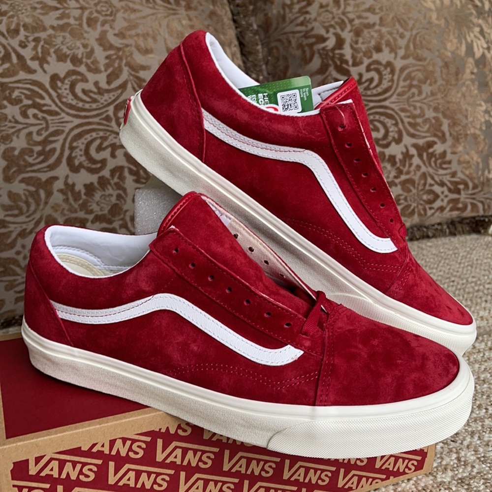 Vans Old Skool Pig Suede Chl Ppr/True White WMNS - Picture 8 of 16